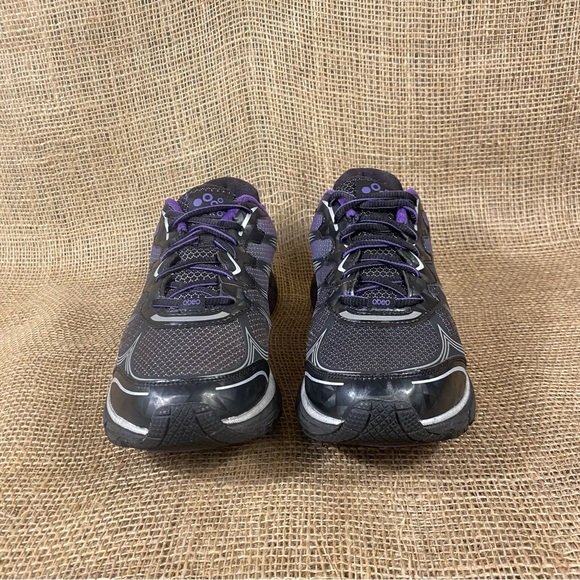 Abeo Running Shoes Raelon Aero Black Purple  Size 9.5 M - Picture 7 of 10